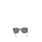 Chanel Rectangle Sunglasses Acetate Black Polar Grey Gradient LGHW A71533