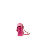 Chanel Small Classic Double Flap Bag Caviar Pink LGHW (Microchip)