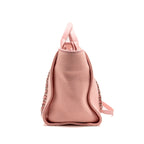 Chanel Deauville Tote Bag Canvas/Leather Pink/White SHW (Microchip)