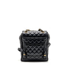 Chanel Small Urban Spirit Quilted Backpack Calfskin Black GHW