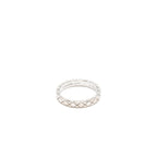 Chanel Size 52 coco crush ring mini version 18k white gold