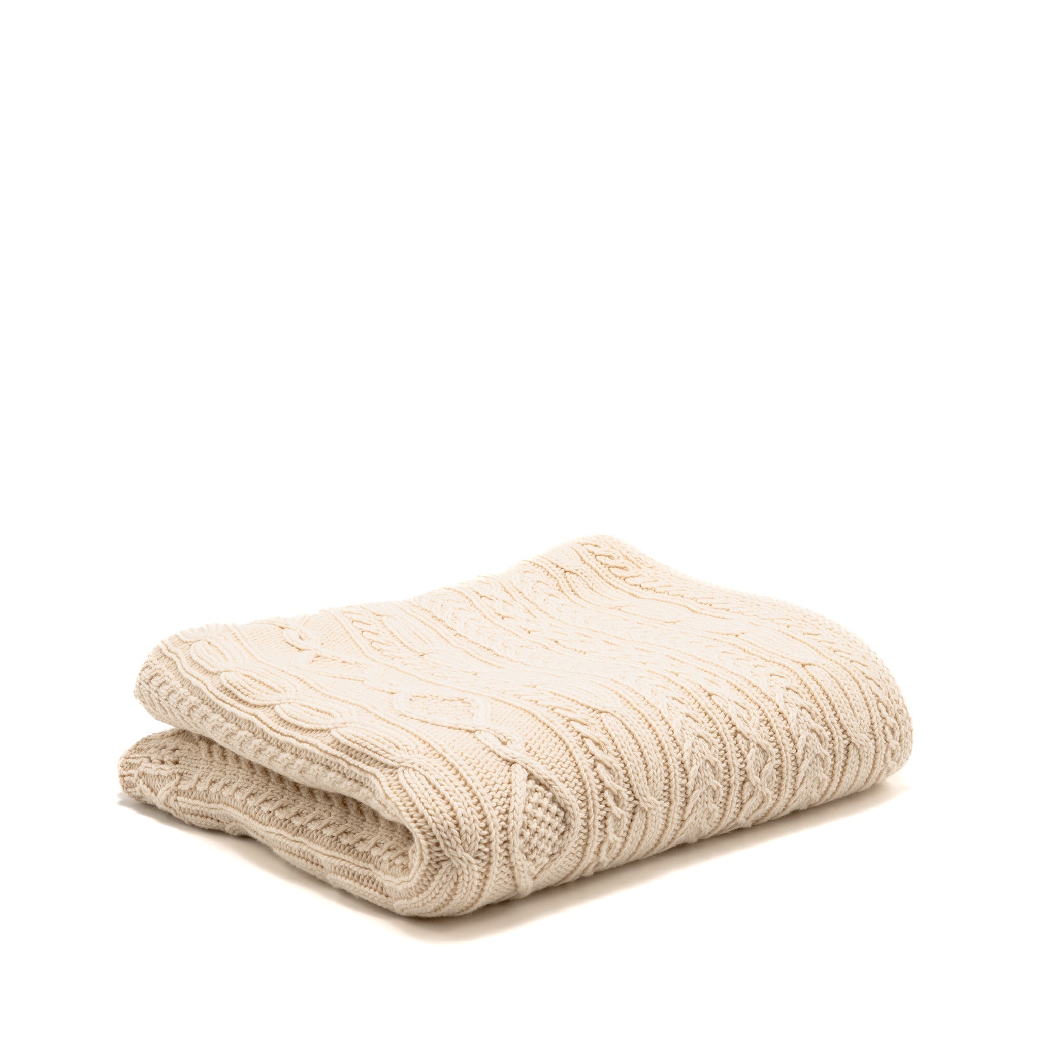 Chanel CC Logo Sock Slipper&Blanket Travel Set Cashmere Cream Knit