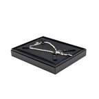 Chanel Crystal/Pearl CC Logo Dropped Necklace Silver Tone