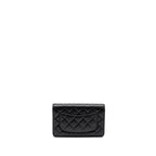 Chanel Classic Wallet On Chain Caviar Black GHW(microchip)