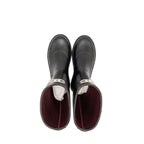 Chanel Size 39 25B High Boots Caoutchouc Black