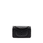 Chanel Small 2.55 Reissue Double Flap Bag Chevron Aged Calfskin So Black