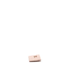 Chanel Crystal CC Logo Card Holder Caviar Pink LGHW (microchip)