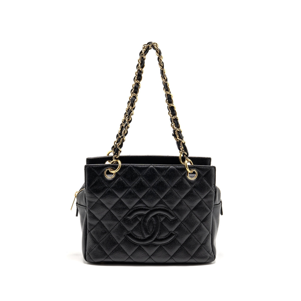 Chanel Petite Timeless Tote Caviar Black GHW