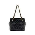 Chanel Petite Timeless Tote Caviar Black GHW