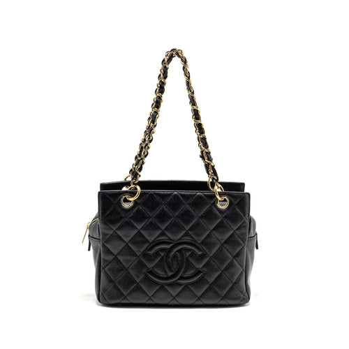 Chanel Petite Timeless Tote Caviar Black GHW