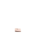 Chanel Crystal CC Logo Card Holder Caviar Pink LGHW (microchip)