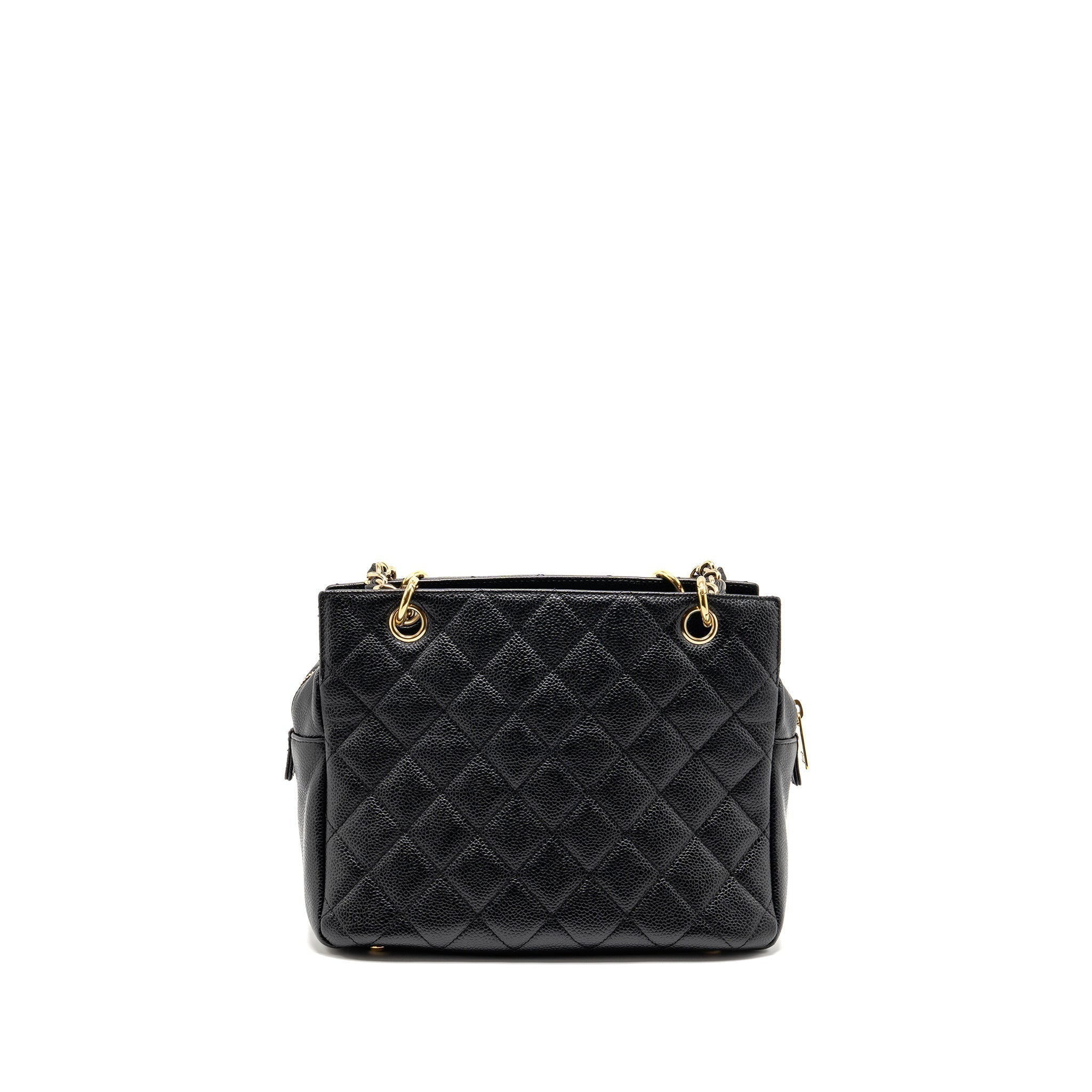 Chanel Petite Timeless Tote Caviar Black GHW
