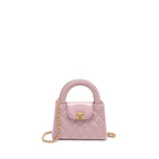 Chanel Mini Kelly Shopping Tote Bag Calfskin 24A Light Pink GHW (Microchip)