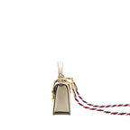 Gucci Mini Sylvie Bee Star Top Handle Calfskin White/Multicolour GHW