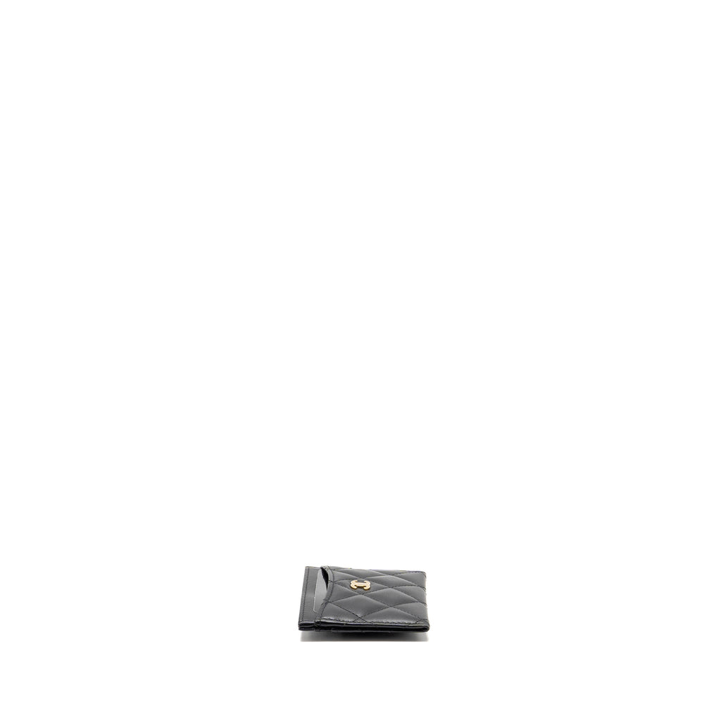 Chanel Classic CC Card Holder Lambskin Black LGHW (Microchip)