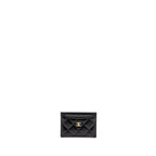 Chanel Classic CC Card Holder Lambskin Black LGHW (Microchip)