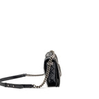 Chanel Multi Chain Boy Bag Calfskin/Tweed Black SHW
