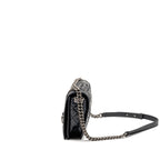 Chanel Multi Chain Boy Bag Calfskin/Tweed Black SHW