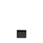 Chanel 31 Flap O-Card Holder Shiny Calfskin Black LGHW (Microchip)
