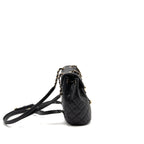 Chanel Quilted Mini Backpack Caviar Black LGHW (Microchip)