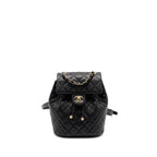 Chanel Quilted Mini Backpack Caviar Black LGHW (Microchip)