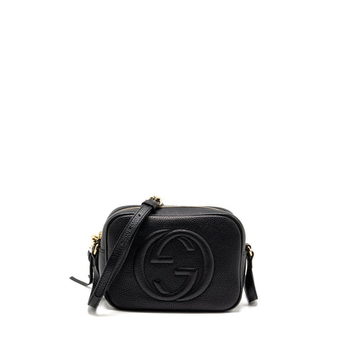 Gucci Soho Disco Camera crossbody bag calfskin black LGHW