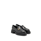 Chanel 23A Size 37 Qulited CC Platform Loafers Black LGHW