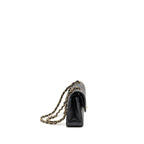 CHANEL Small Classic Double Flap Bag Caviar Black GHW (Microchip)