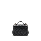 CHANEL Small Business Affinity Caviar Black LGHW (Microchip)