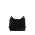 Chanel 23B Hobo Bag Velvet Black GHW (microchip)