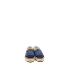 Chanel Size 36 Espadrilles Linen Blue/Black