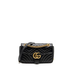Gucci Medium GG Marmont Bag Calfskin Black GHW