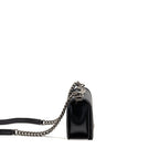 Chanel Medium Boy Bag Lambskin Black Ruthenium Hardware