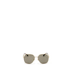 Chanel Sunglasses with Chain Brown Light Gold Tone
