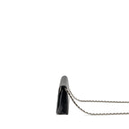 Chanel Quilted Diamond CC Logo Wallet On Chain Caviar Black SHW