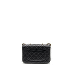 CHANEL Filigree Flap Bag Caviar Black GHW