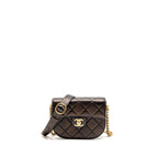 Chanel 21S Moon Messenger Bag Calfskin Black GHW