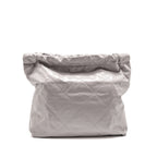 Chanel Medium 22 Bag Shiny Calfskin Grey SHW (microchip)