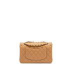 Chanel Medium Classic Double Flap Bag Caviar Caramel LGHW(microchip)
