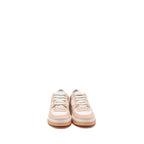 Chanel Size 37.5 CC Logo Sneakers Cotton Light Pink/White