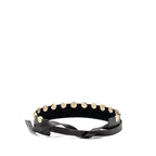 Chanel 22p Round Metal CC Logo Belt Lambskin Black GHW