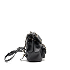 Chanel Large Duma Backpack Calfskin Black LGHW (Microchip)