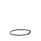 Chanel Size 75 Chain Belt with Bow Leather Black GHW