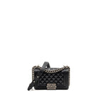 Chanel Small Boy Bag Calfskin Black SHW
