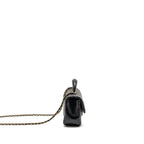 Chanel Top Handle Mini Rectangular Lambskin Black LGHW (Microchip)