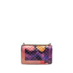 Chanel Medium Boy Bag Flower Print Lambskin Multicolour SHW