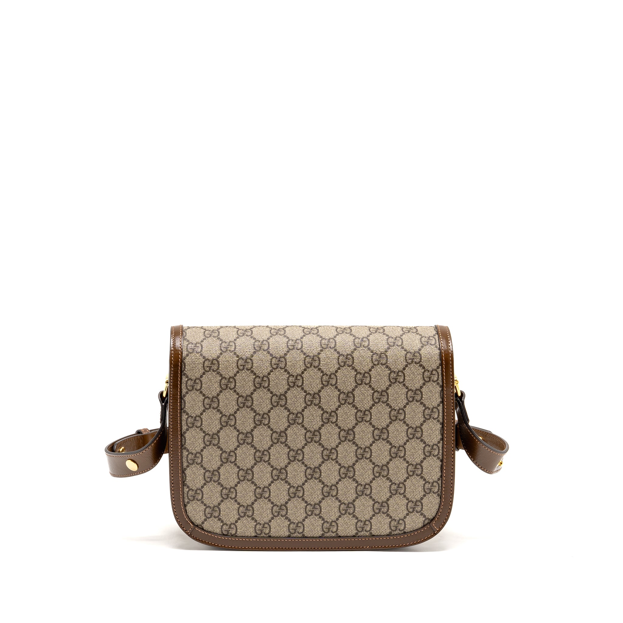 Gucci Horsebit 1955 Shoulder bag GG Supreme Canvas GHW
