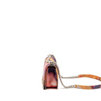 Chanel Medium Boy Bag Flower Print Lambskin Multicolour SHW