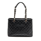 Chanel Grand Shopping Tote Caviar Black SHW