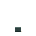 Gucci zumi mini wallet with chain calfskin dark green GHW